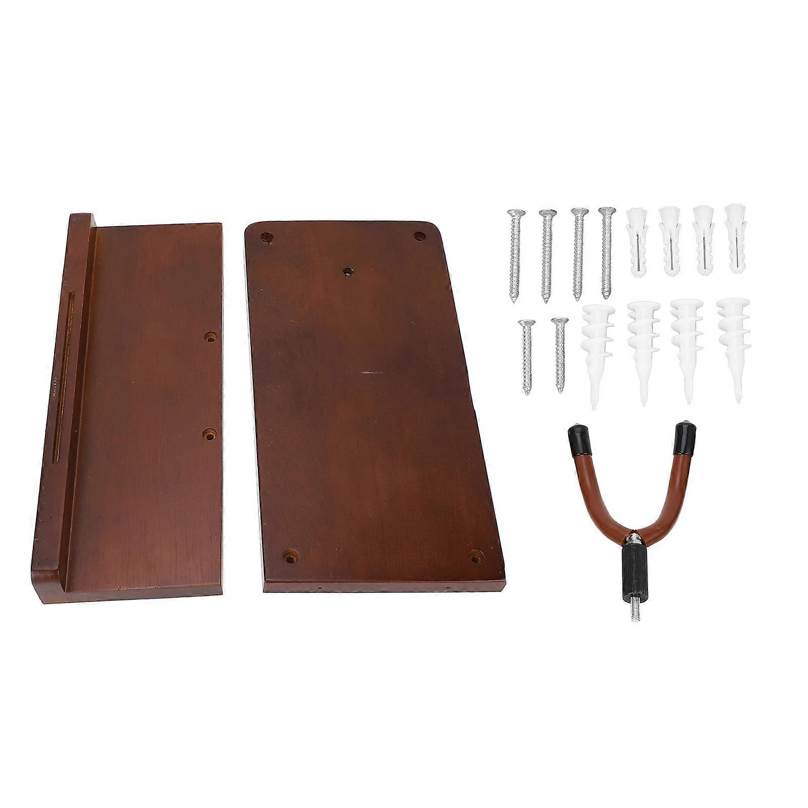 Guitar Holder Hanger Wooden Detachable Multi Function Guitar Hanger Shelf for Acoustic Electric Violin Bass