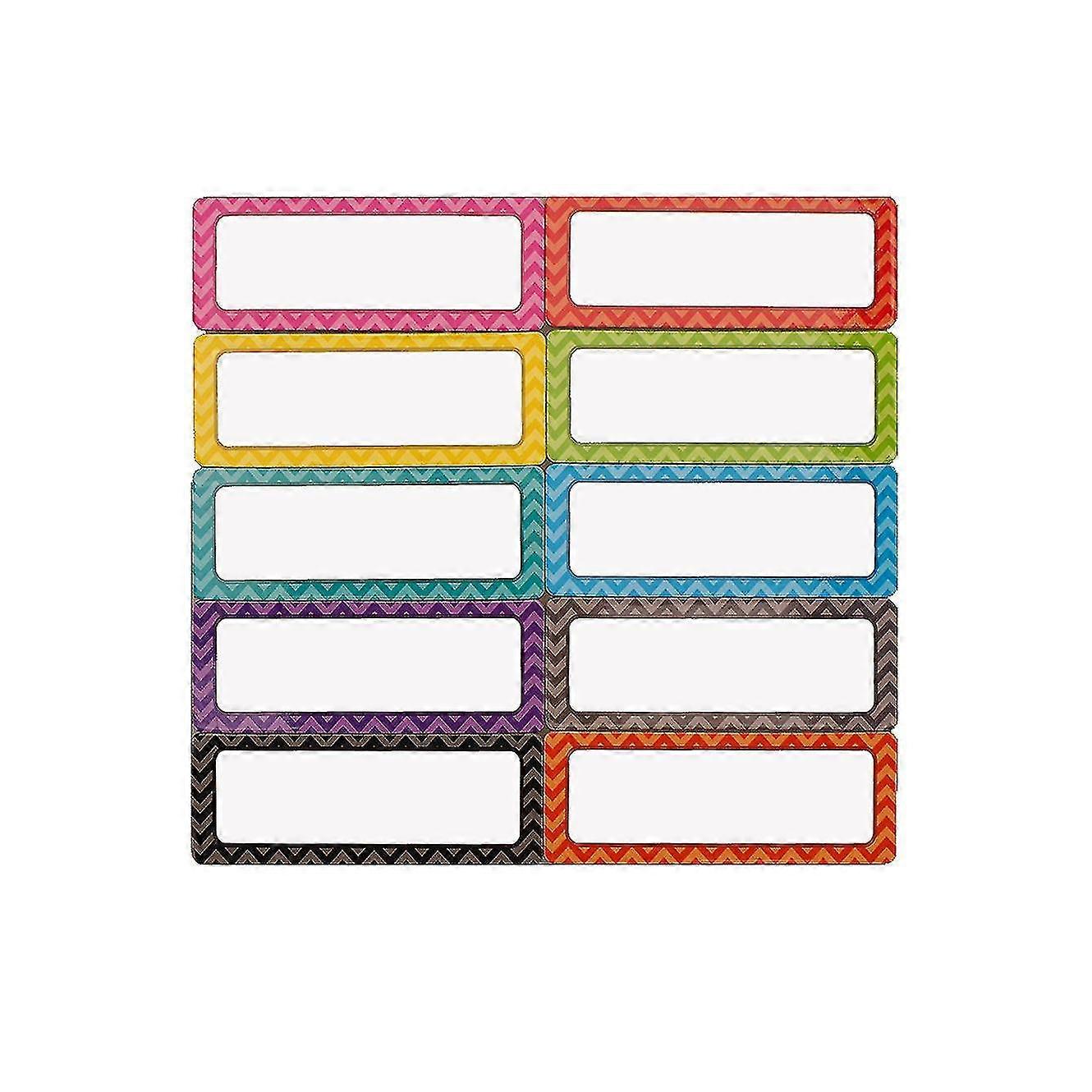 50pcs Magnetic Dry Erase Labels Name Plates Fridge Magnetic Message Reminder