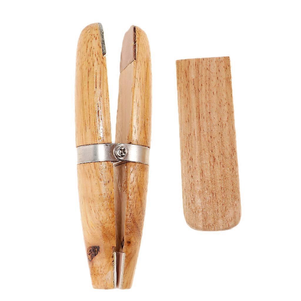 Taş Ayarı Mücevher Yapma Aracı Tezgah Çalışması için Ahşap Halka Kelepçe Tutucu