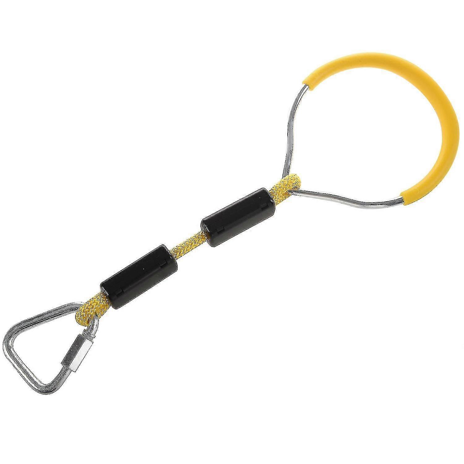 Swing Gymnastikk Ringer Trapeze Bar Pull Up Gym Ringer Ring Gul