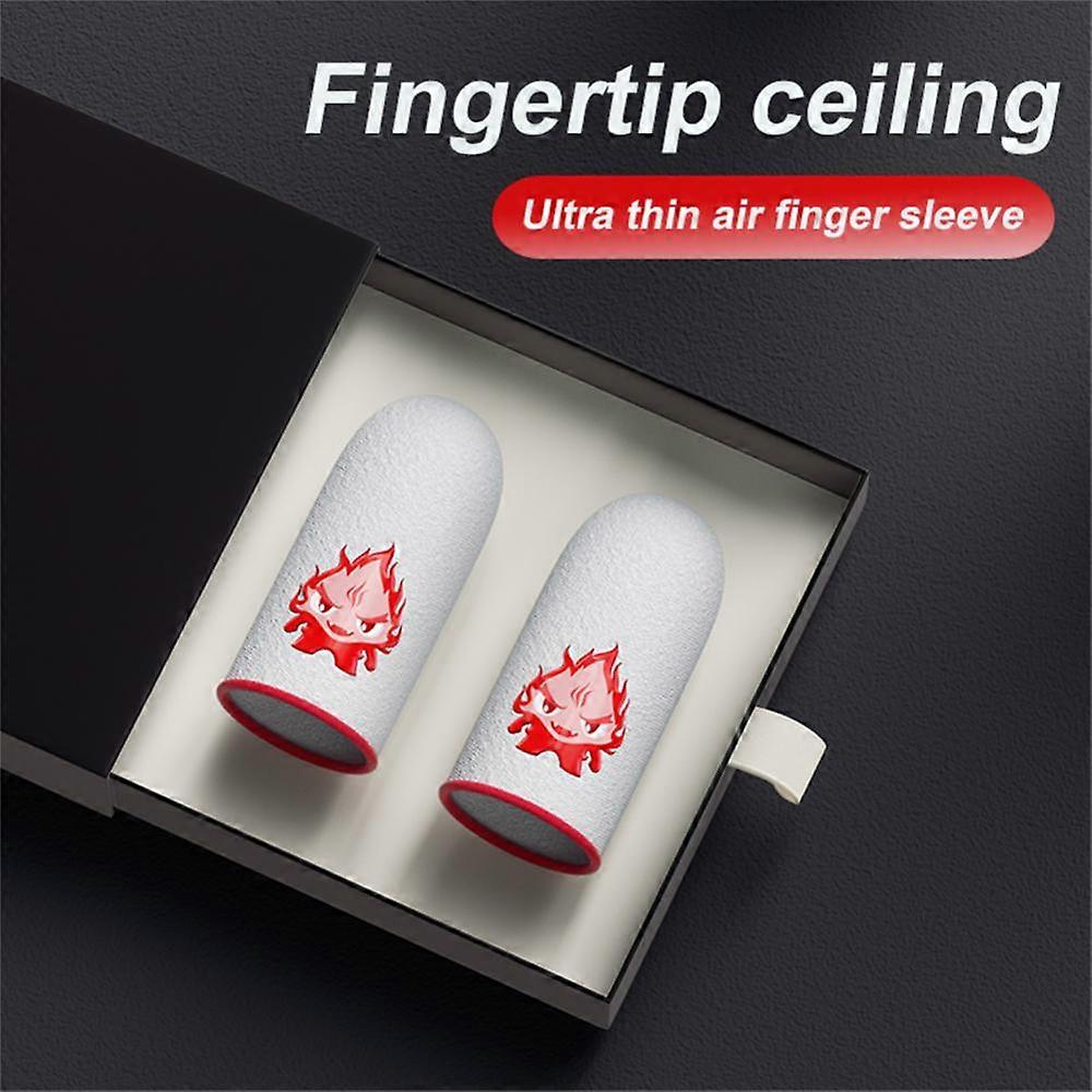 50Pair For PUBG Game Finger Sleeve Luminous Breathable Fingertips Mobile