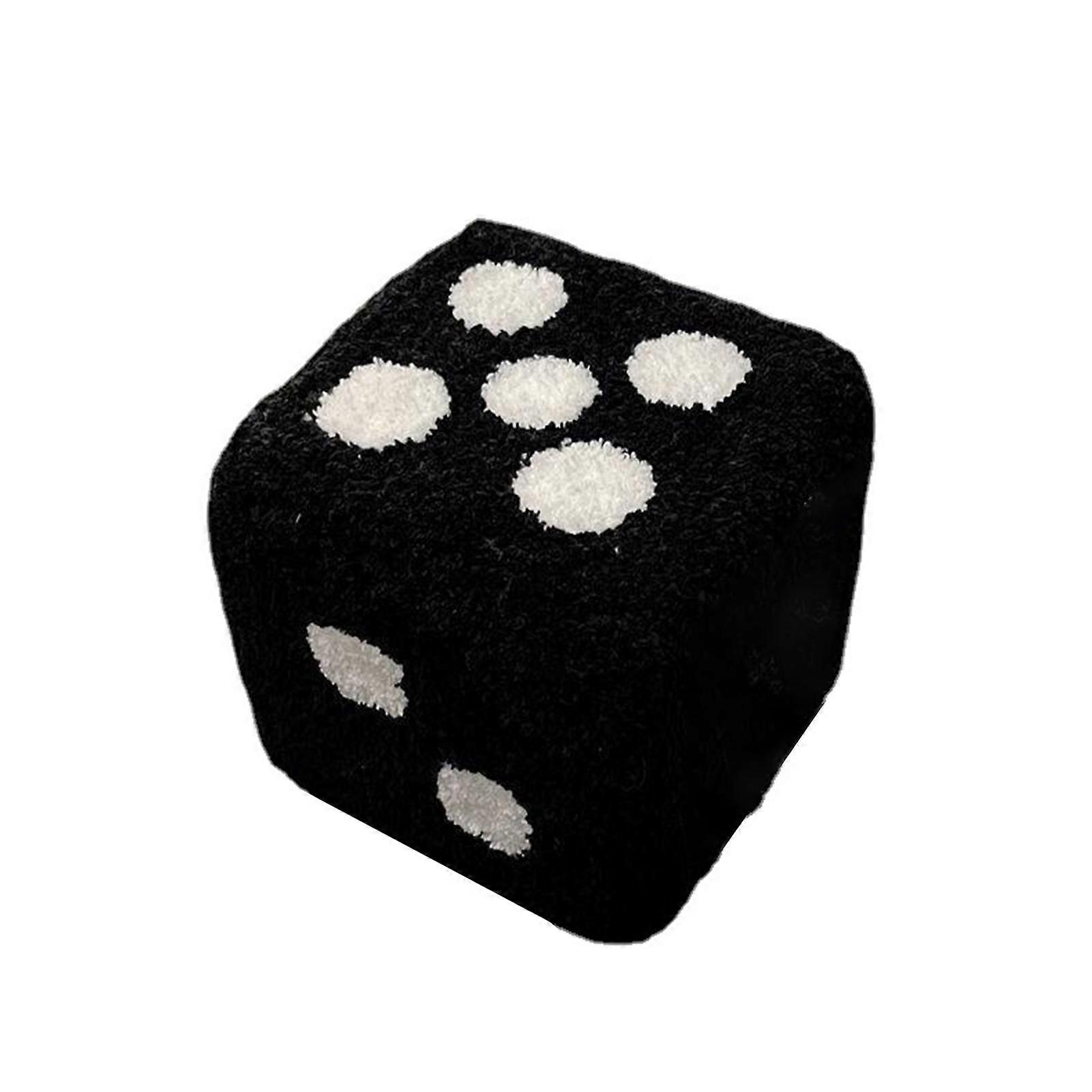 Cubic Imitation Lamb Wool Funny Shoes Stool Bedroom Decorative Dices Stool for Living Room KAESI