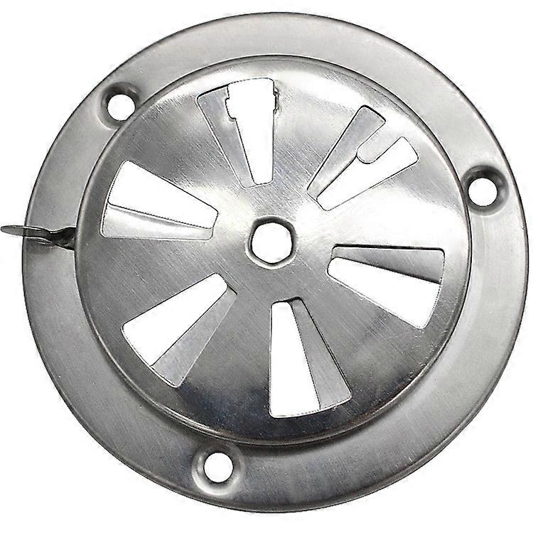 Rostfritt stål runt luftventilationsgaller för torktumlare, termostat och ugn