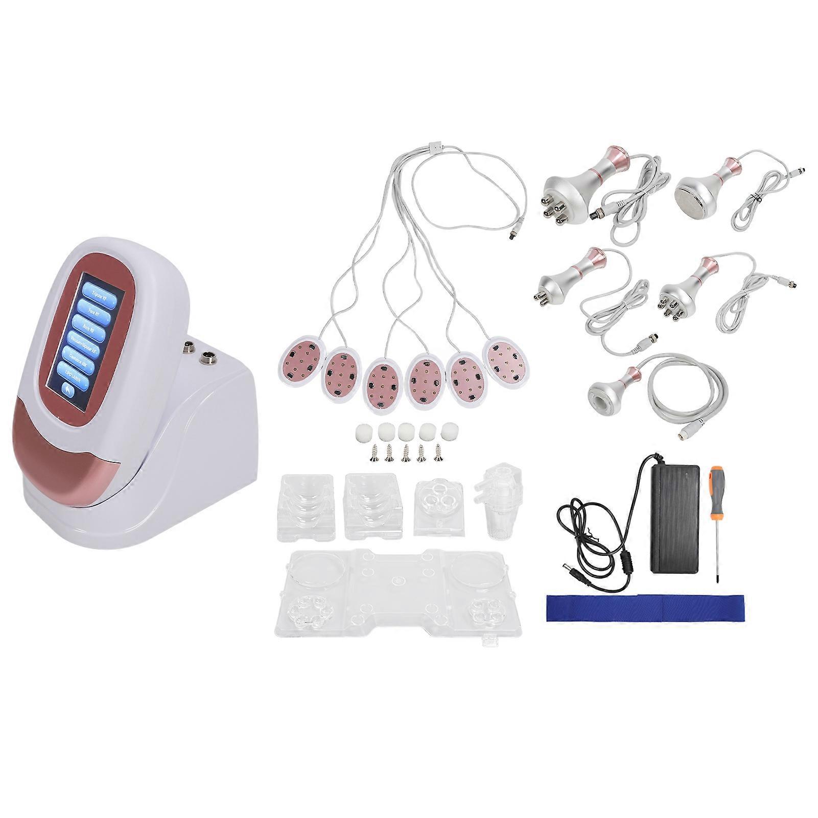 80K RF Vacuum Cavitation Machine Fat Burning Multifunctional Body Sculpting Slimming Machine US Plug