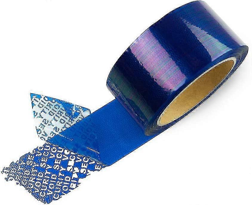 Tamperproof Security Tape, Sealing & Packaging Tape, Anti-counterfeiting Tape, Blue, 50mm50m, 1roll