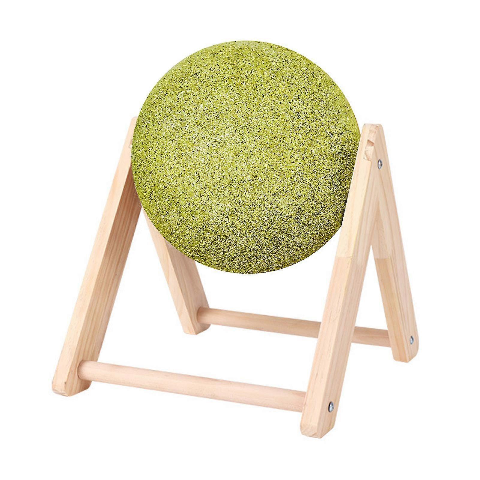 Standing Rotating Catnip Ball For Cat Lickable Teeth Cleaning Cat Bite Toy For Kittens Cat