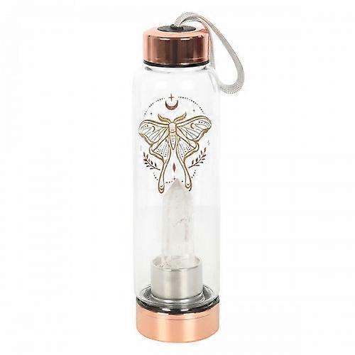 Something Different Luna Moth Clear Quartz Water Bottle