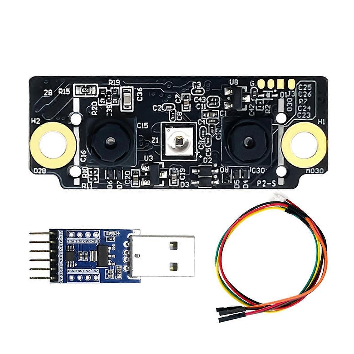 FM225 3D Face Recognition Module DC5.5V-9V Live Detection UARTandUSB Communication Interface(C)
