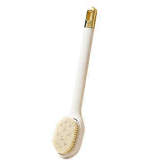 Bath Brush with Long Handle Ultra Soft Bristles Non-Slip Back Scrubber Brush