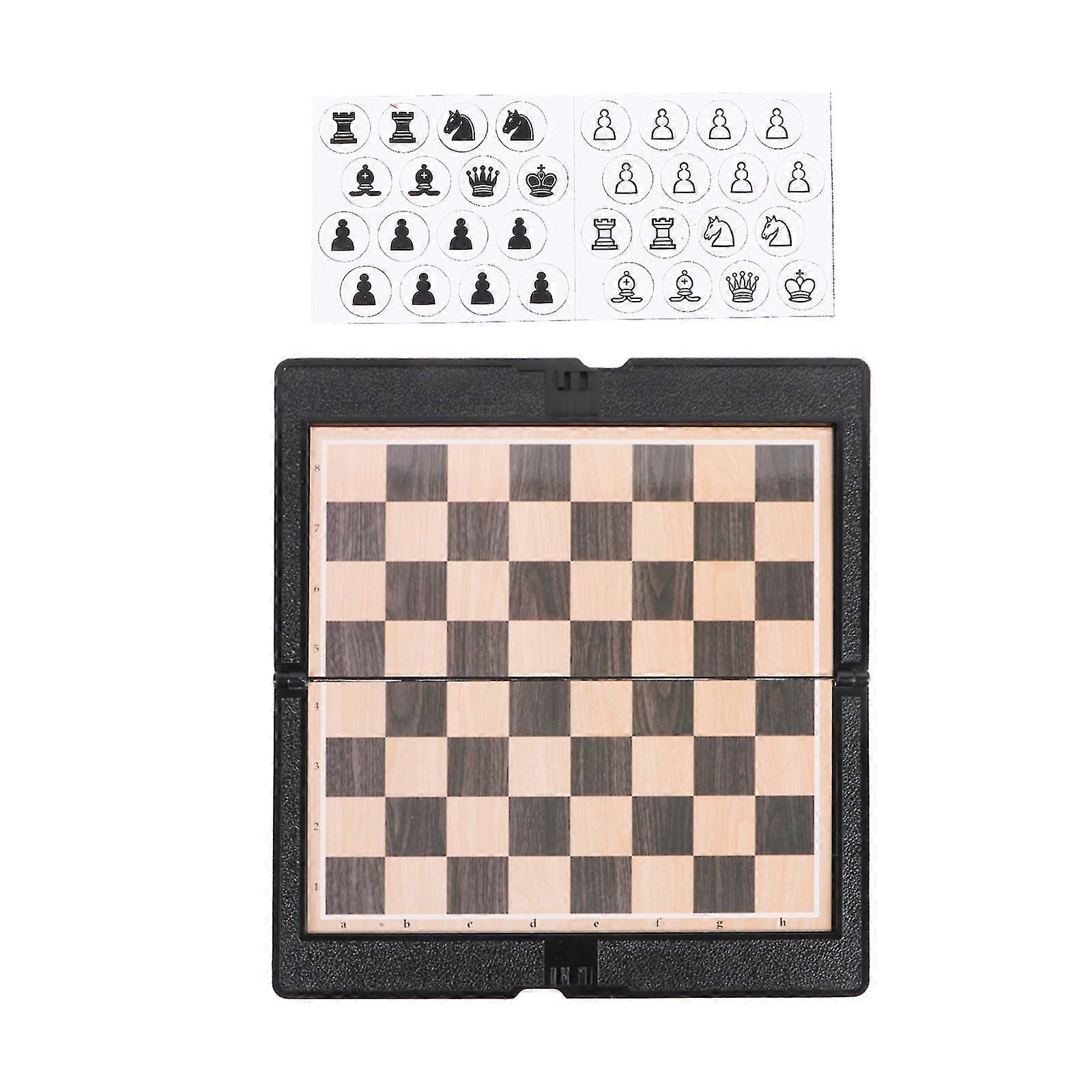2 Set Foldable International Chess Set Premium Magnet Chess Compact Magnet Chess