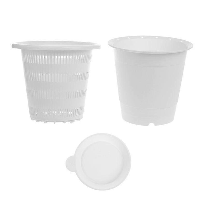 Mesh Topf Netz Orchidee Hydroponic Blumenkorb Pflanzgefäß Container Haus Garten Dekor