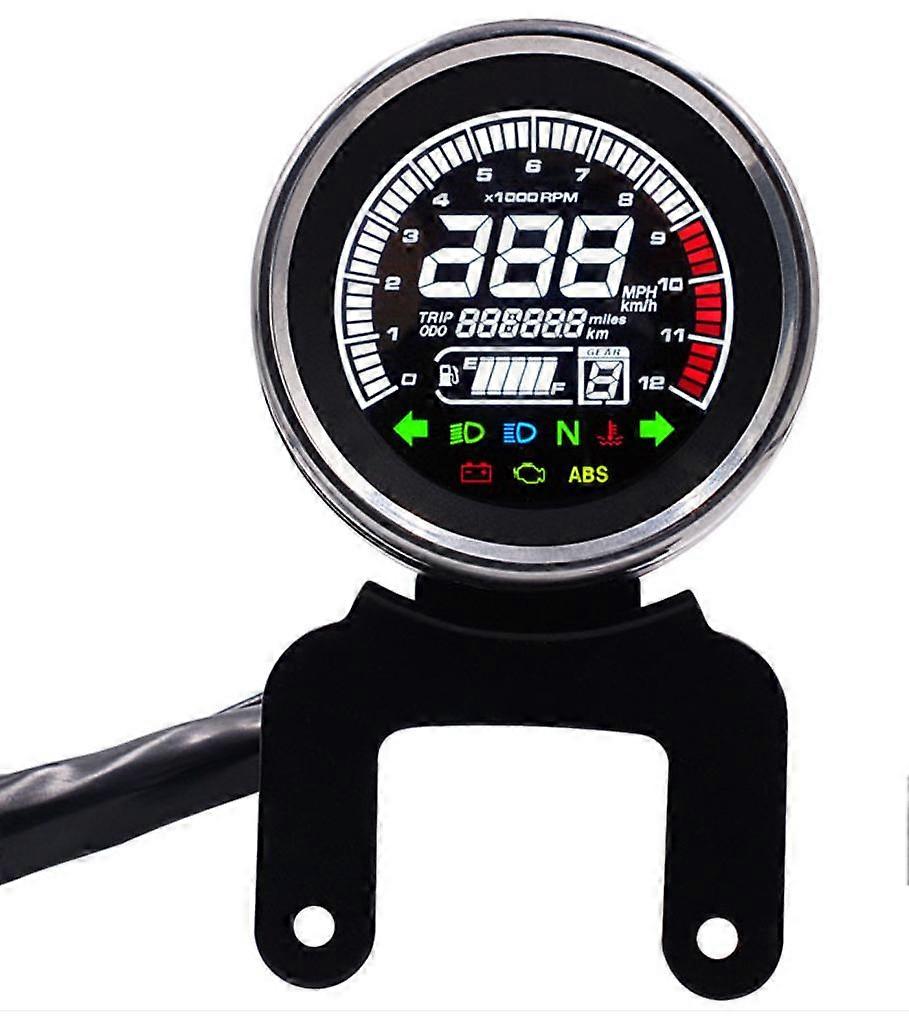 Motorrad Mehrzweck-Tachometer, LCD-Display-Tachometer