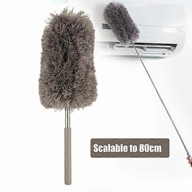 Adjustable Soft Microfiber Feather Duster Dusting Brush Household Cleaning Tool