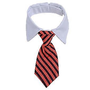Small Dog Bow Tie, Hand-made Adjustable Right Collar Tie For Dogs And Cats