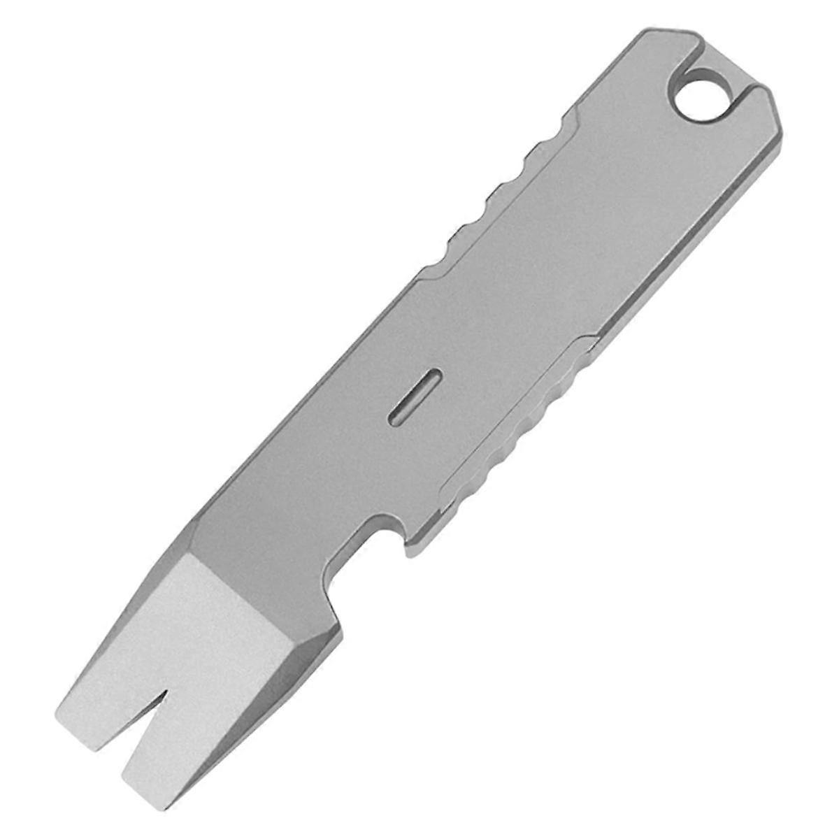 Titanium Alloy Pry Bar Multi Tool Mini Crowbar Multifunctional Portable Tool, Bottle Opener, Outdoor Tool