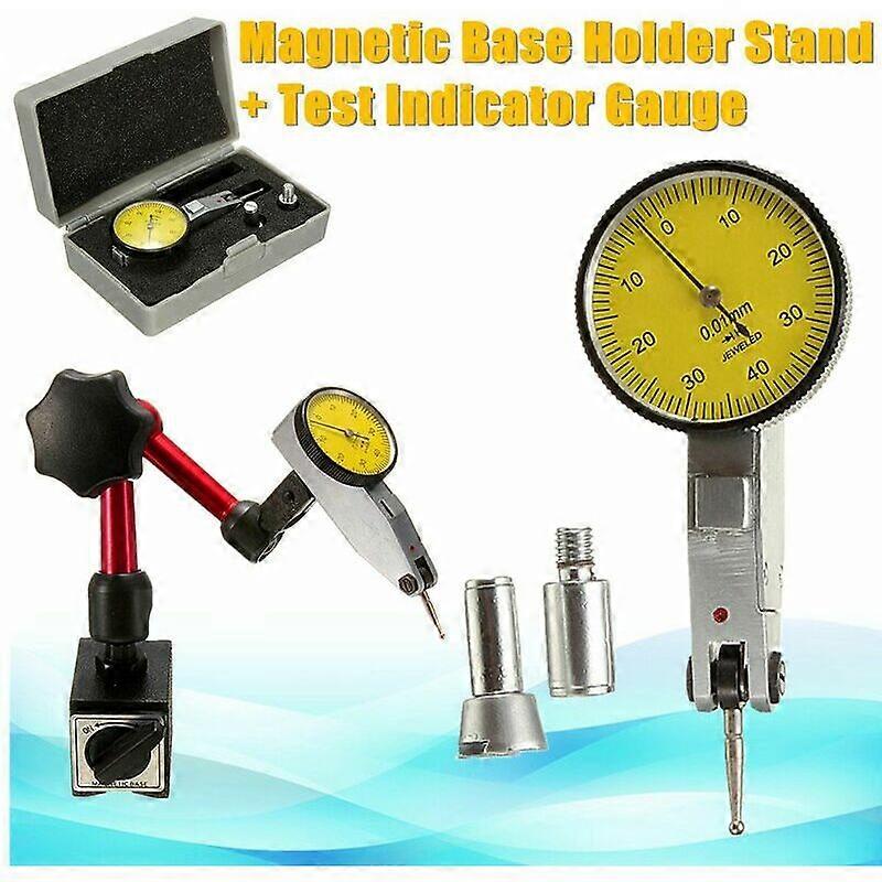 Gauge Indicator Dial Accuracy Test + Flexible Magnetic Base Stand Holder