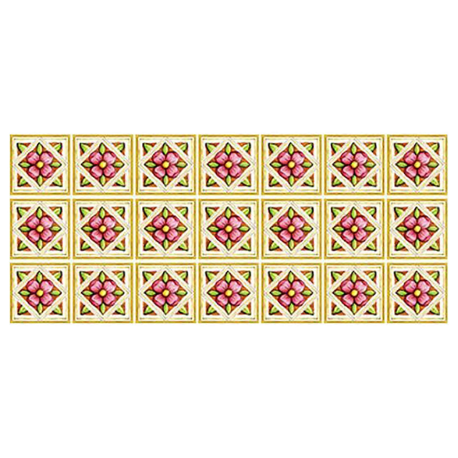 Creative Waterproof  Wear Resistant Decorative Floor D Iagonal Sticker