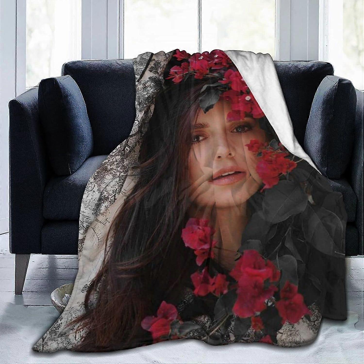 مريحة أفخم نينا ثاو بطانية Dobrev الفانيلا بطانية ، الفراش الصوف الدافئ بطانية لينة لأريكة أريكة غرفة المعيشة مكتب Cjvrivjh3996