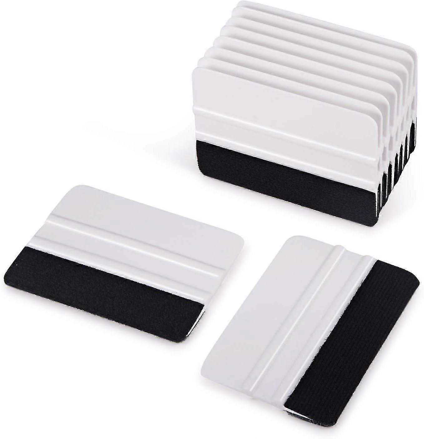 10pcs Vinyl Squeegee Felt Edge Squeegee 4 Inch Car Vinyl Scraper Decal Applicator Window Tint Tool-QJWL