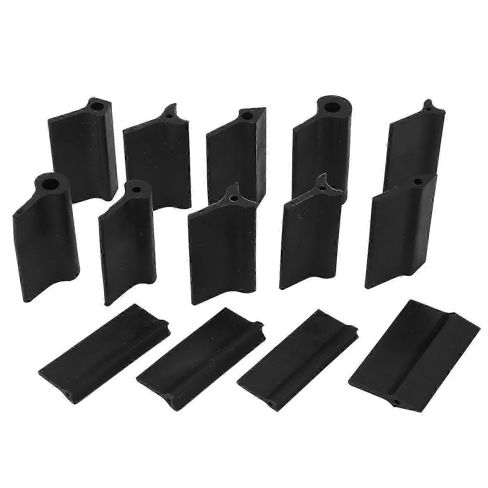 Contour Sanding Tool Set 14PCS Flexible Rubber for Woodworking with 3 Shapes for Polishing