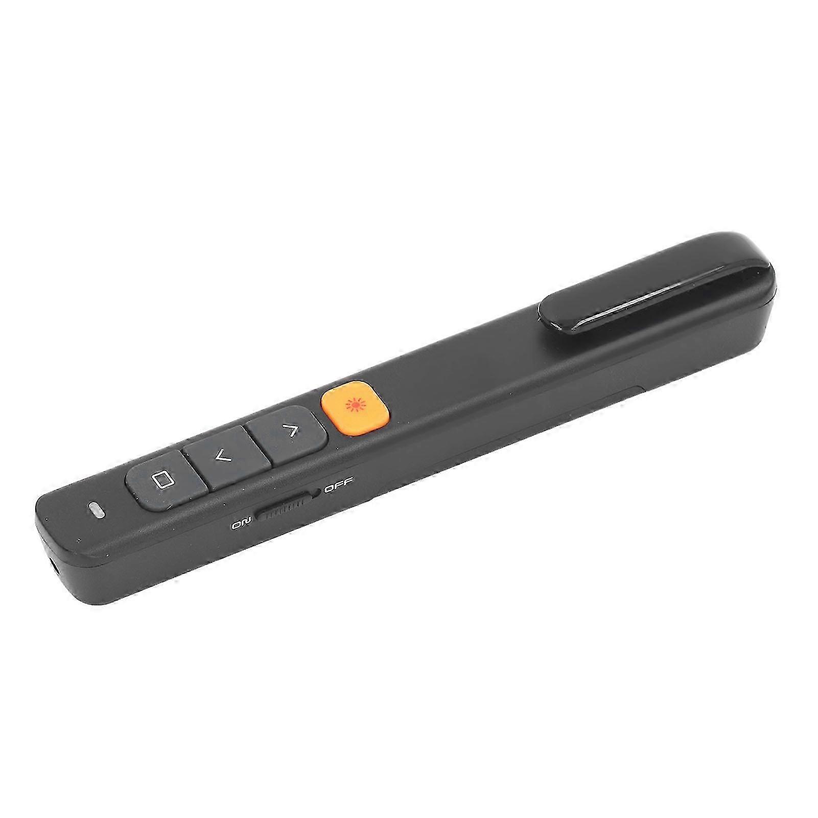 Wireless Laser Presenter Clicker for PowerPoint Presentations with Red Light and 3A Battery