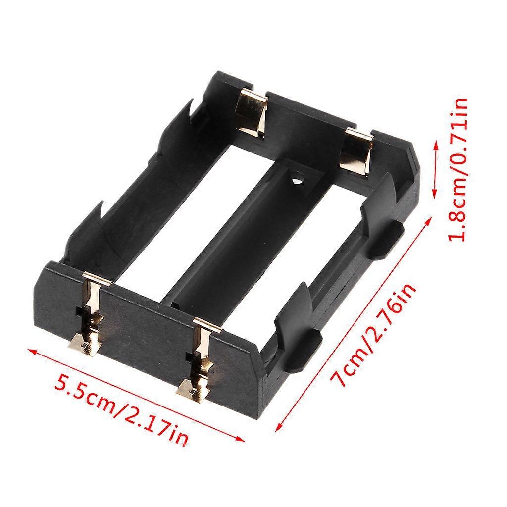 1pc 2x 26650 Battery Holder Pack Spacer Frame Radiating Holder Plastic Bracket