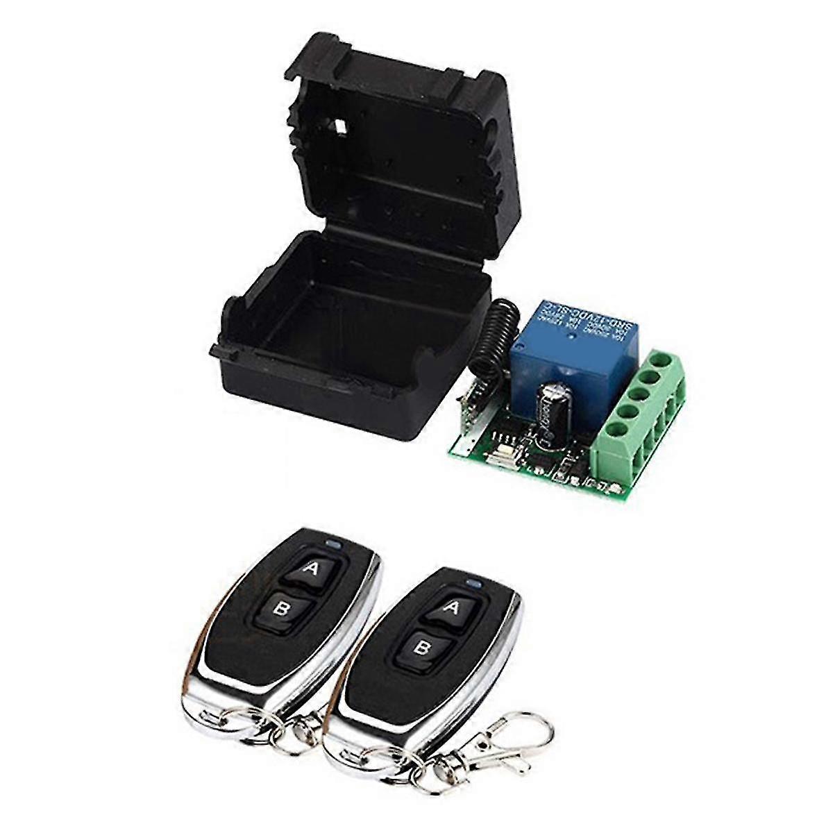 433mhz Wireless Remote Control Switch Universal Dc12v 1ch Relay Receiver Module Rf Transmitter 433 Mhz Remote Control