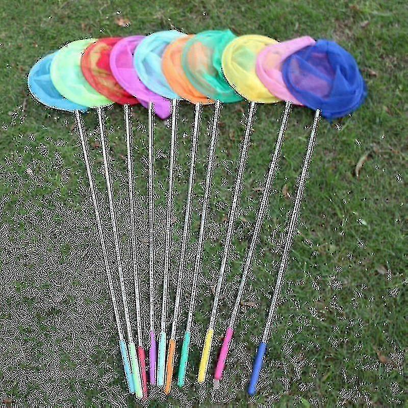 Rainbow Telescopic Butterfly Net, Insect Catching Nets.purple,1pcs