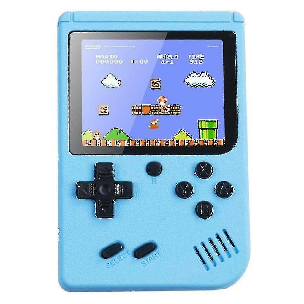 Gameboy Built-in 500 Game Retro Jeu Jeu Console_f BLEU