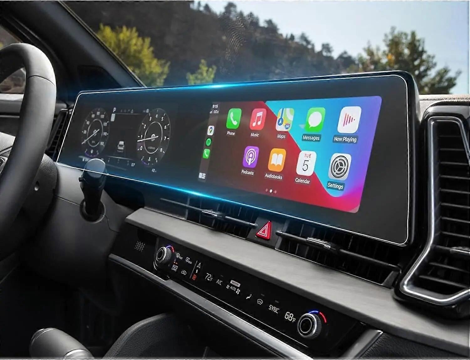TPU screen protector film For Kia Sportage NQ5 2022 2023 Car radio GPS Navigation Interior accessoriesVehicle Dashboard Accessories