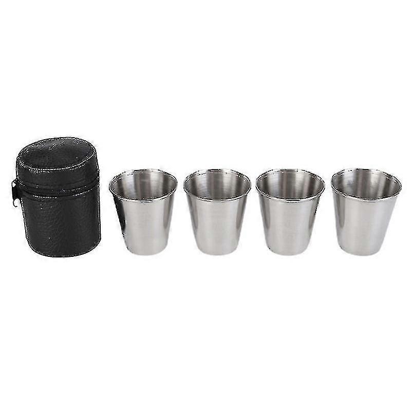 1set Stainless Steel Shot Cups