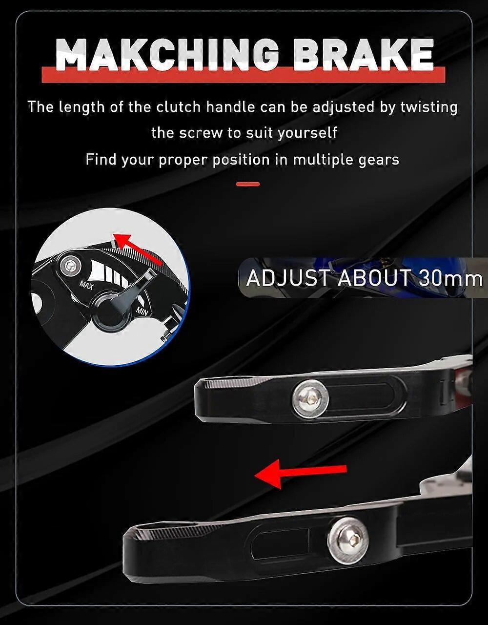 Motorcycle Clutch & Brake Levers For Suzuki GSX-S1000 / GSX-S1000F (2015-2018) - Adjustable Aluminum Short/Long Levers
