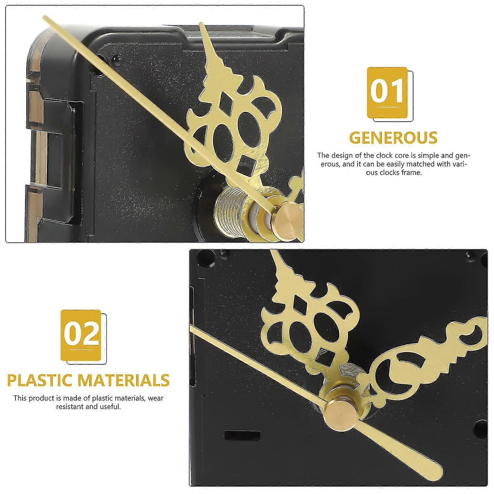 1 Set Of Replaceable Clock Movement Diy Clock Mechanism Kit Wall Clock Movement