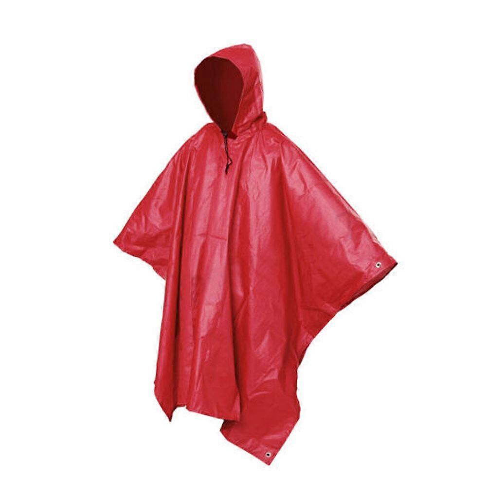 Multifuncional One-Piece Capa de chuva Capa de chuva Poncho Cape Tarp para Camping Caminhadas
