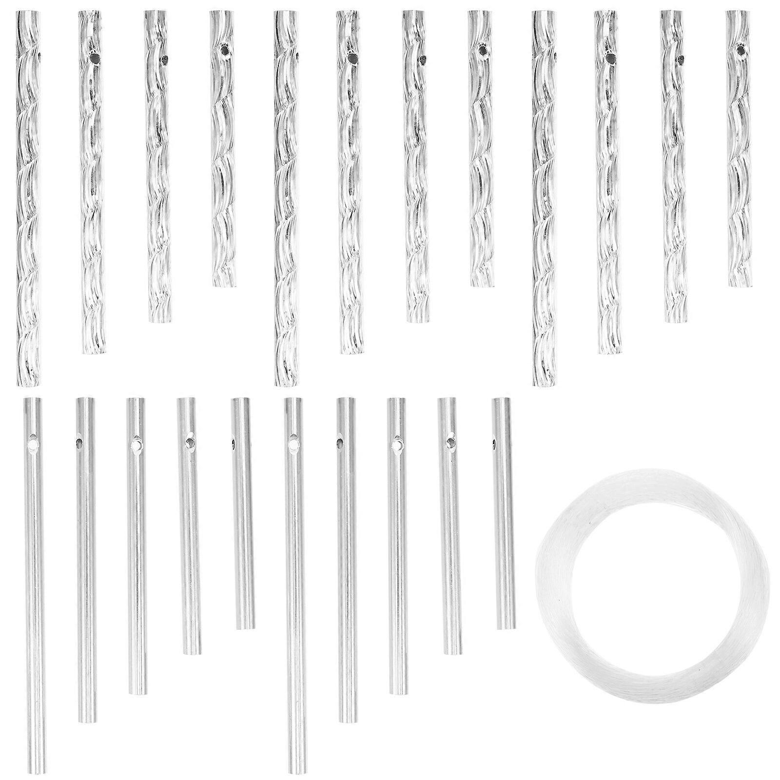 1 Set of Metal Wind Chime Tubes Craft Wind Chime Parts Wind Chime Accessories for Diy