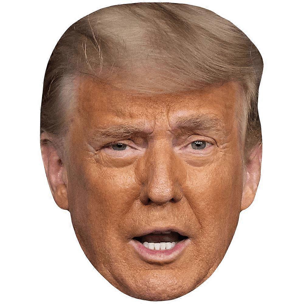 Donald Trump (Eyebrow) Celebrity Mask, Flat Card Face