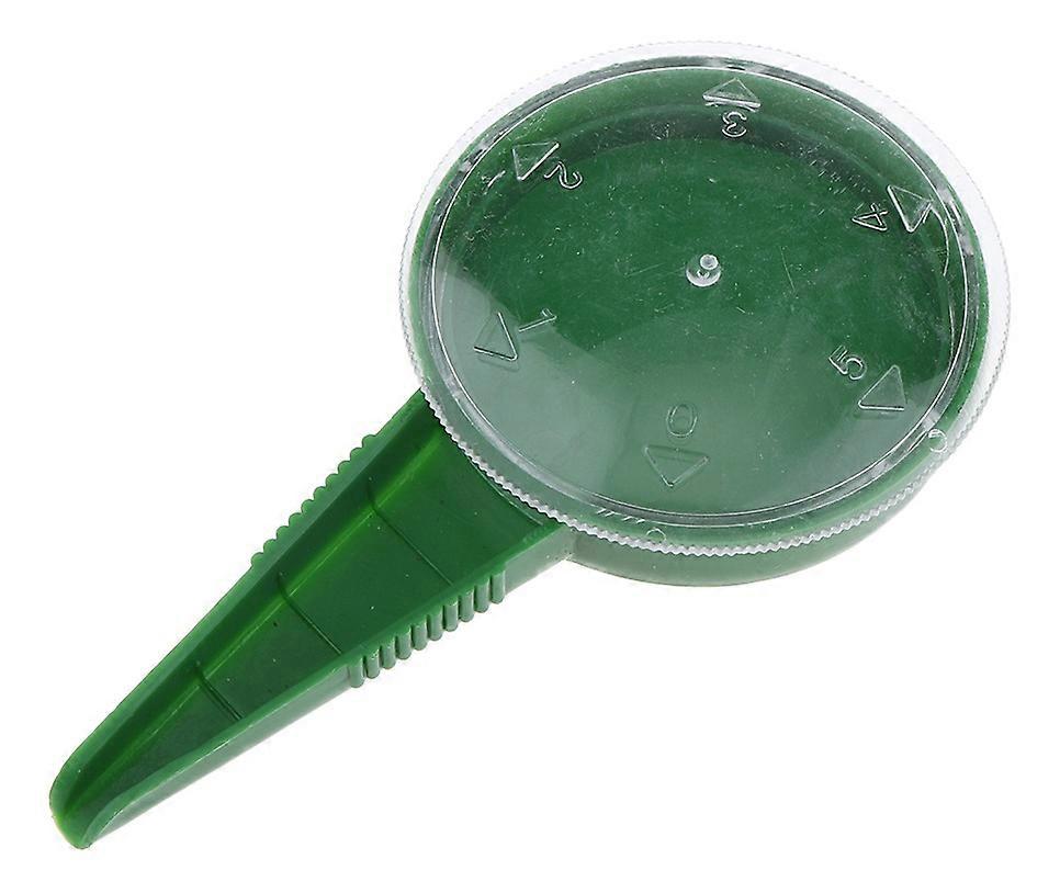 Hand seed dispenser,seed spreader Gardening tools Seed spreader 5 position adjustable Adaptable to all sizes of seeds(Green)(10pcs)