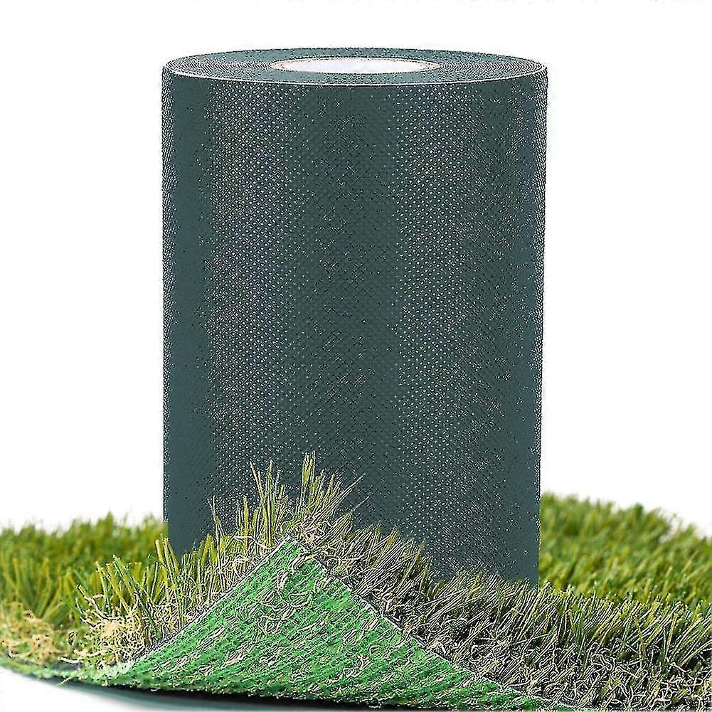 15cm X 10m tekonurmella ompeluteippi, itseliimautuva liitosteippi vihreä