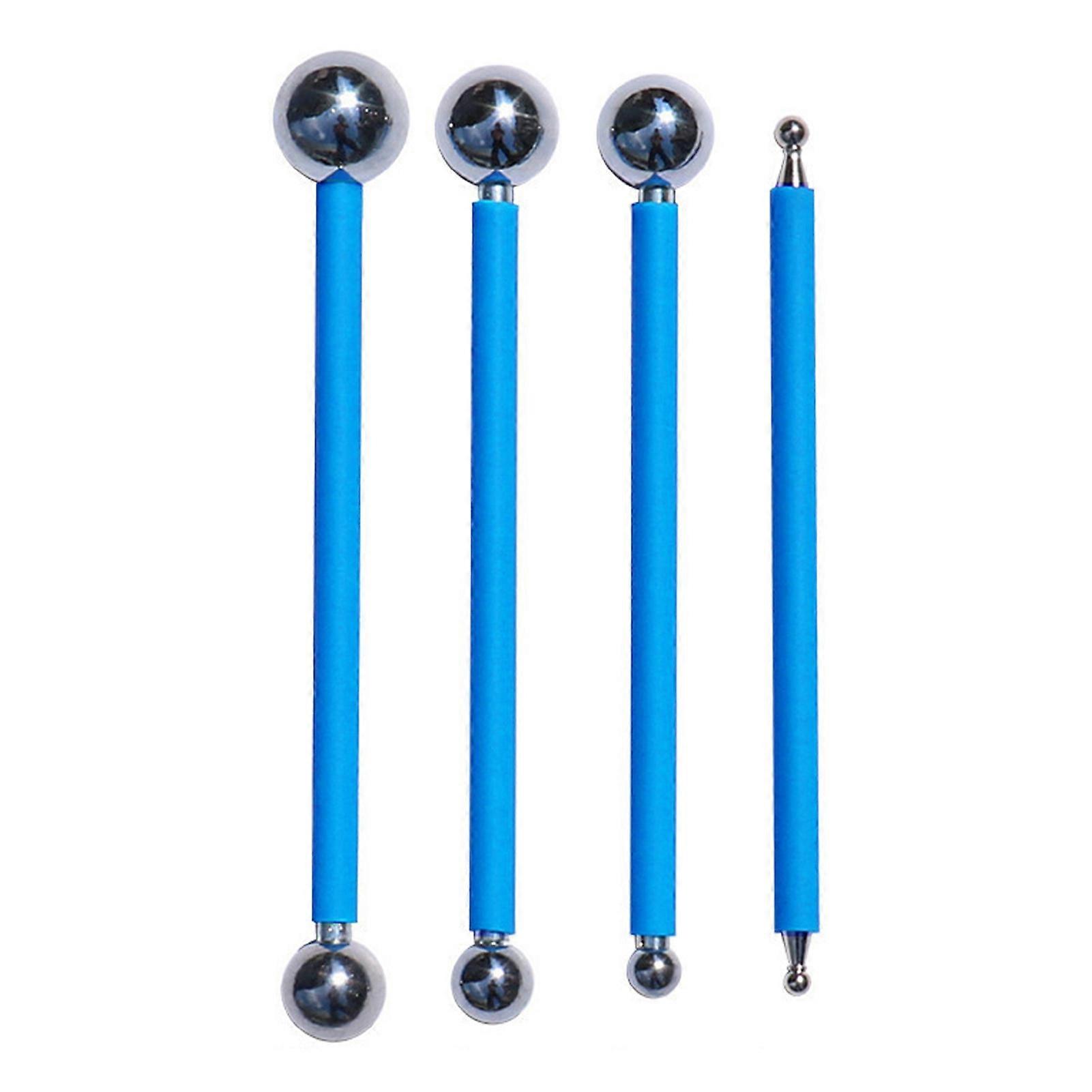 4Pcs Convenient Tile Pressed Ball Double Head Improve Efficiency Helpful Solid Tile Grout Repairing Stick for Home QinHai