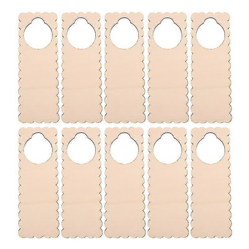 10pcs Door Wood Plaque-1