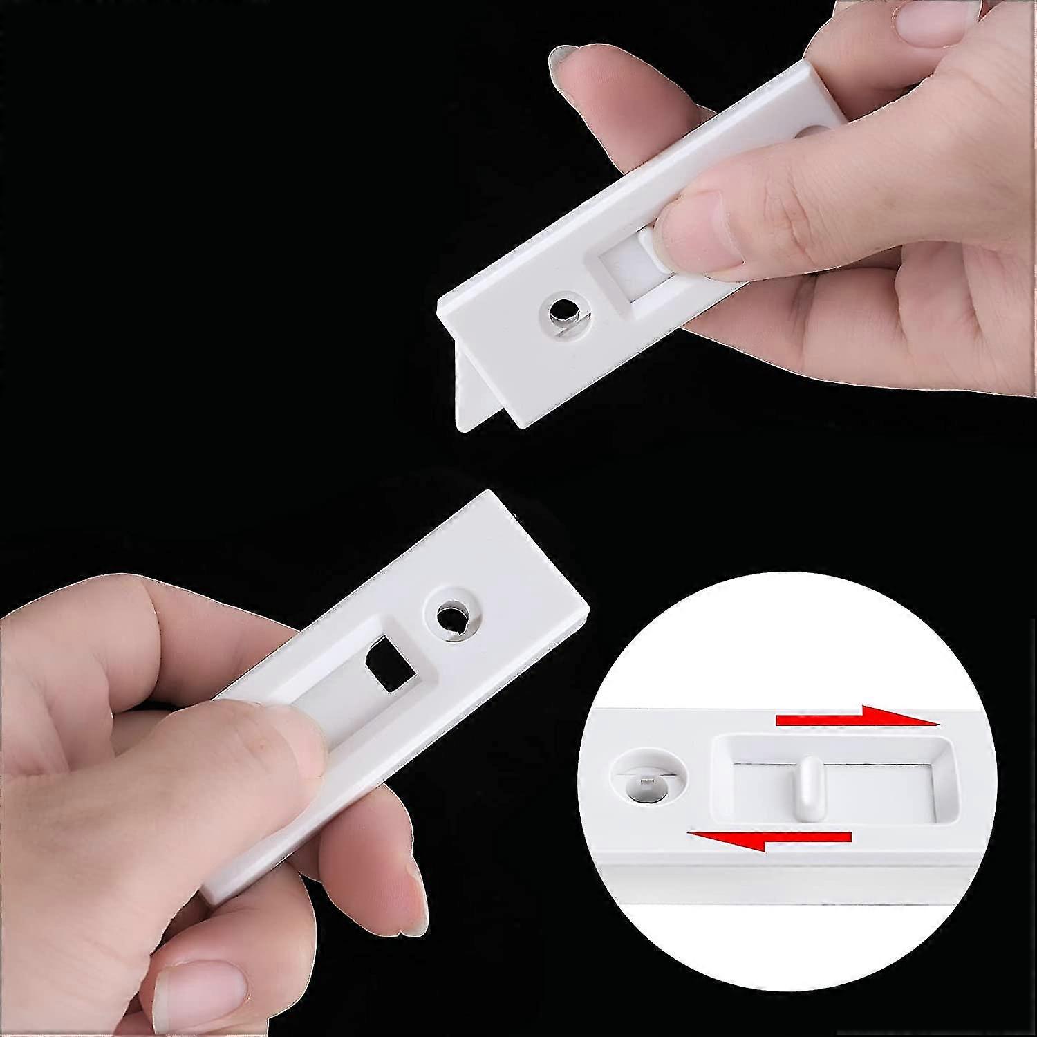 4 Pieces Window Latch Locks Window Tilt Latch Plastic Construction ...