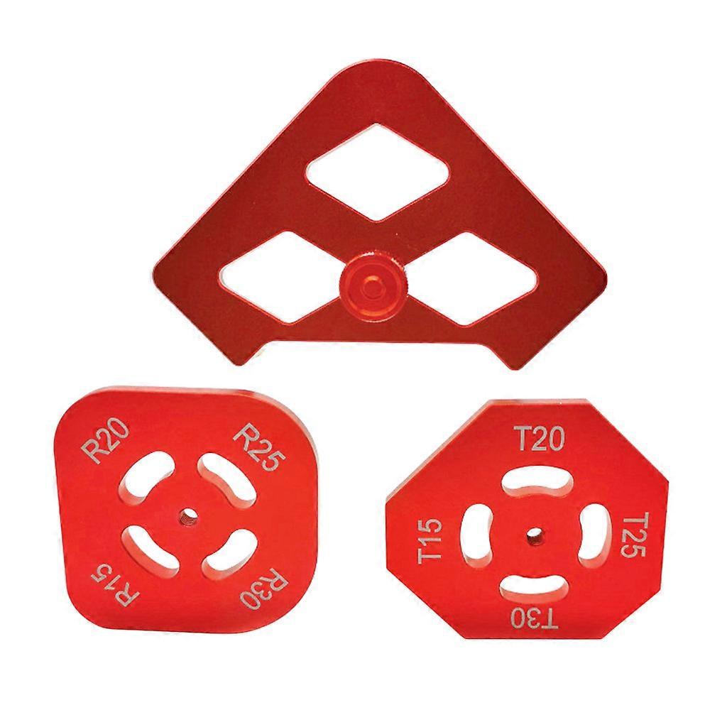 2 Piece Quick Radius Corner Table Bits Router Jig Angle Templates Woodworking