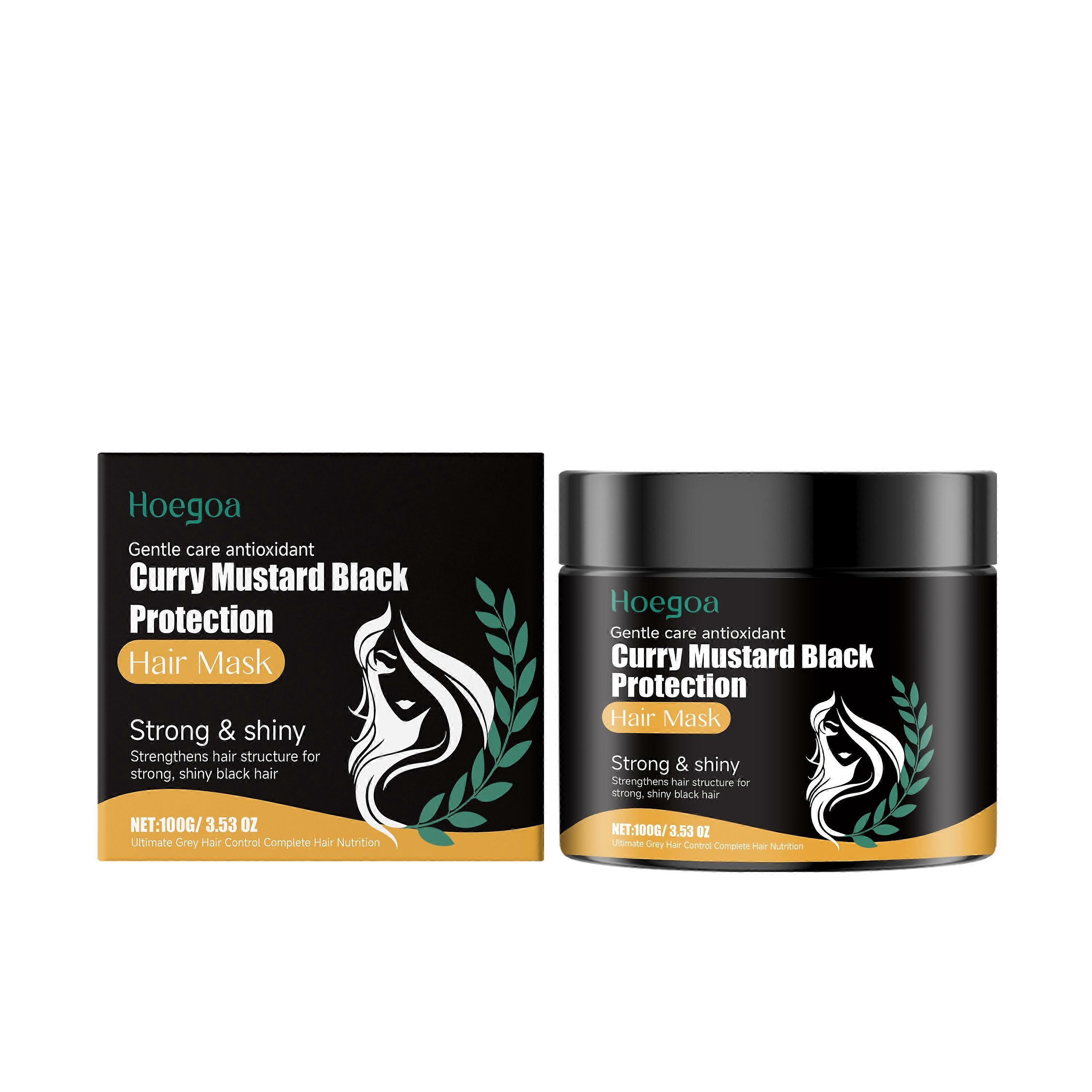 Curry Mustard Curing Hair Mask