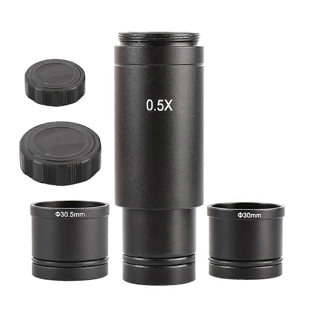 Microscope Adapter Lens C-Mount Lens 23.2 to 30/30.5mm Eyepiece Reduction Lens