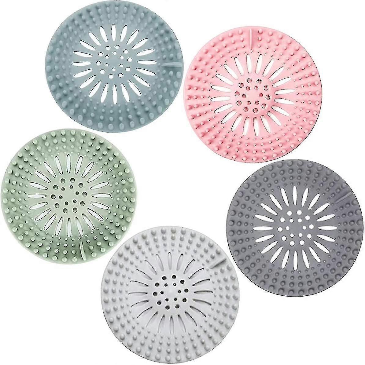 الشعر الماسك المطاط سدادة دش استنزاف يغطي للحمام، حوض الاستحمام، حوض استحمام، حوض استحمام، مطبخ، بالوعة