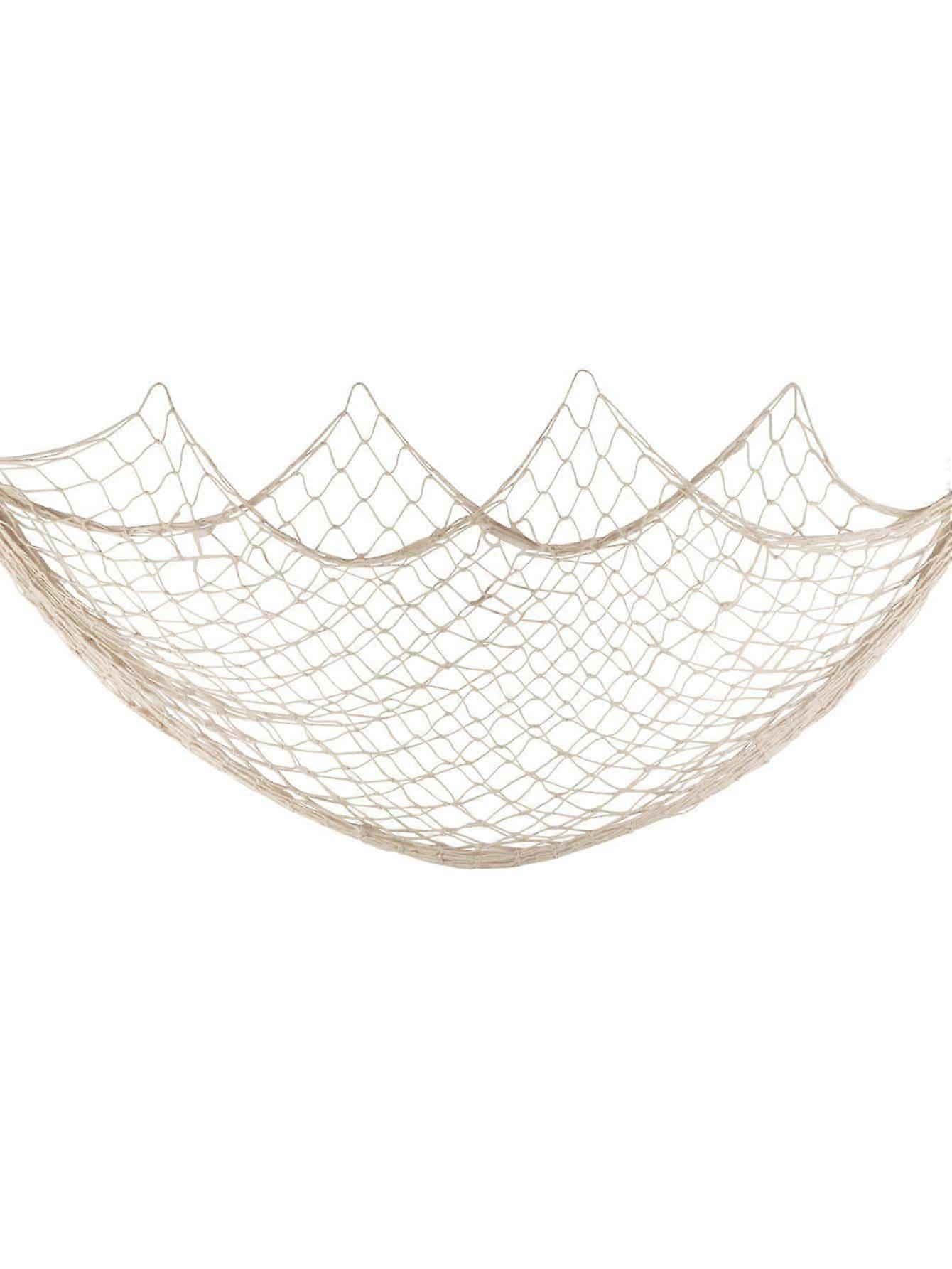 1pc地中海スタイルの装飾的な漁網ロープと写真クリップの壁掛け装飾