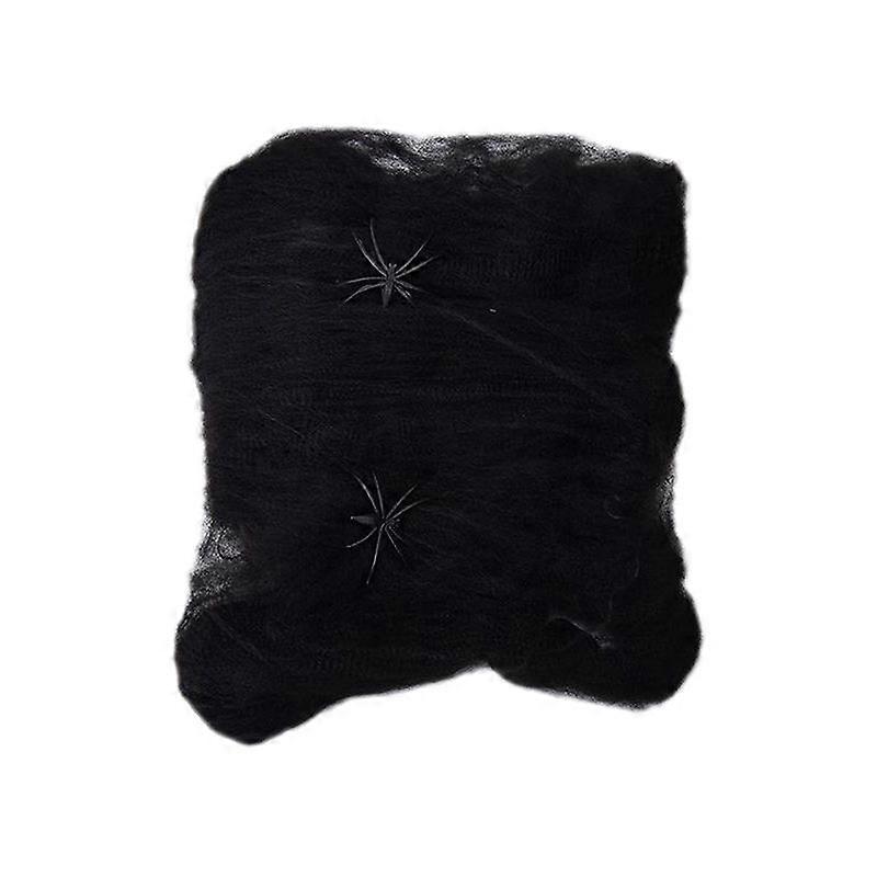 Stretchy Spider Web Cobweb With Spider for Halloween Party Decoration