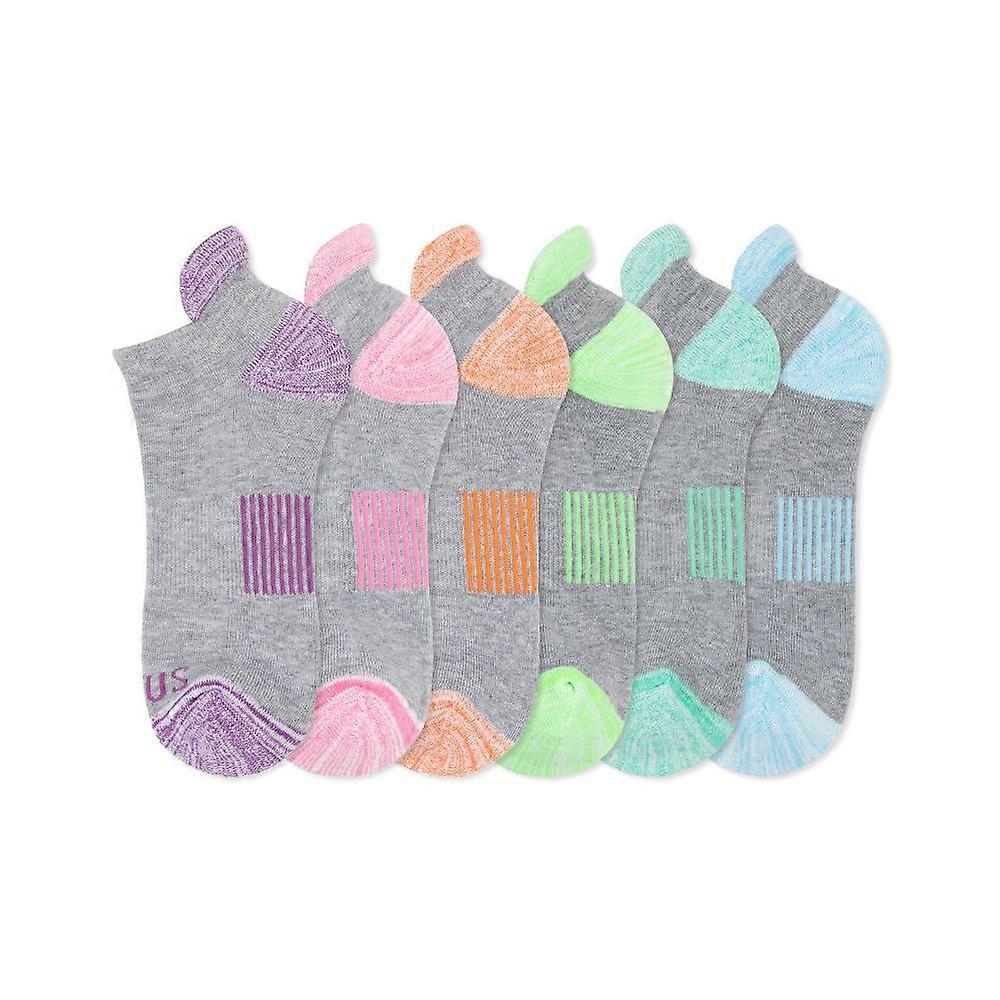 Terry Short Athletic Thickened Socks, Gray 6-Pack