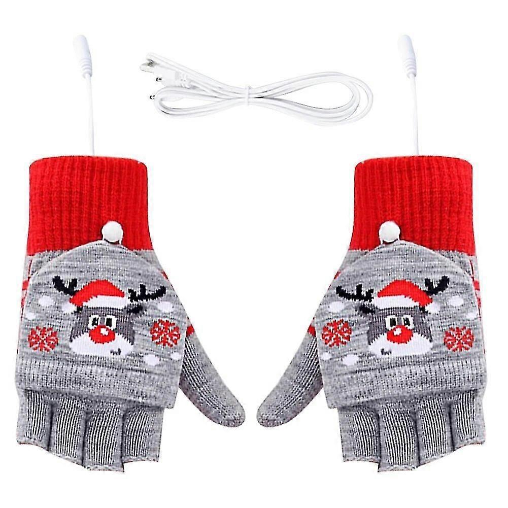 قفازات التدفئة على الوجهين للنساء قفازات كهربائية تعمل باللمس قابلة للغسل تسخين سريع لصيد الأسماك في الهواء الطلق