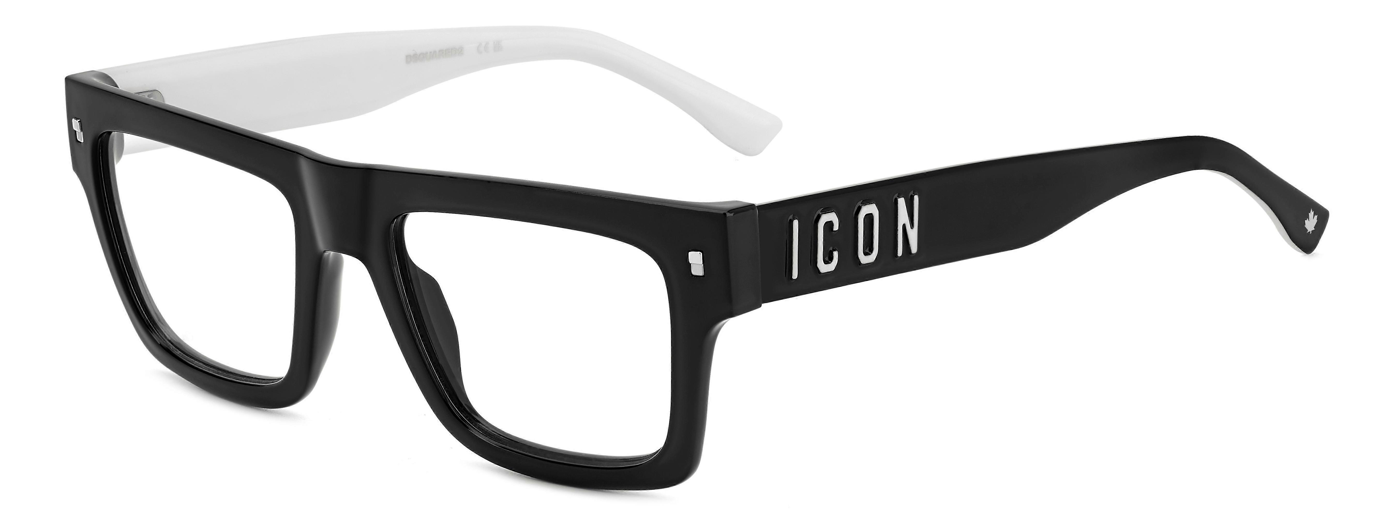 Eyewear Frames DSQUARED2 ICON 0023 807 BLACK 53/19/145 MAN